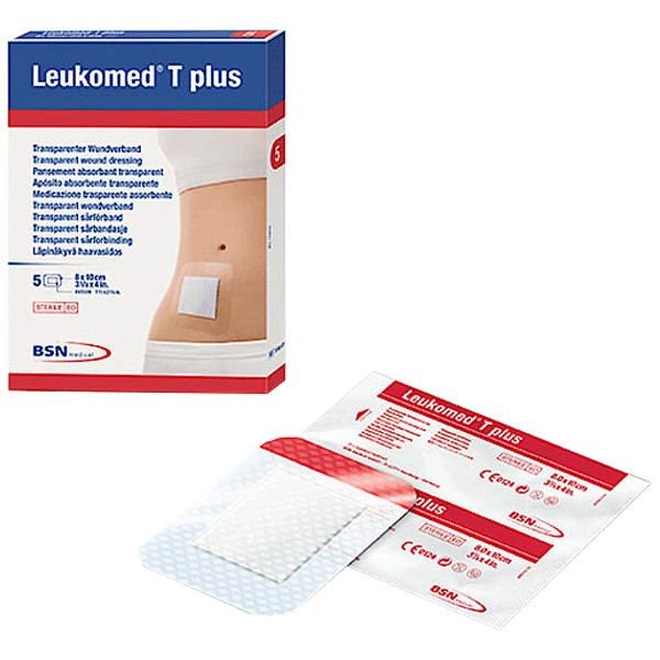 Leukomed T Plus Wtrprf Adh Transp Sterile Dressing With Abs Pad 10cm X 30cm - Box Of 5 - Behope