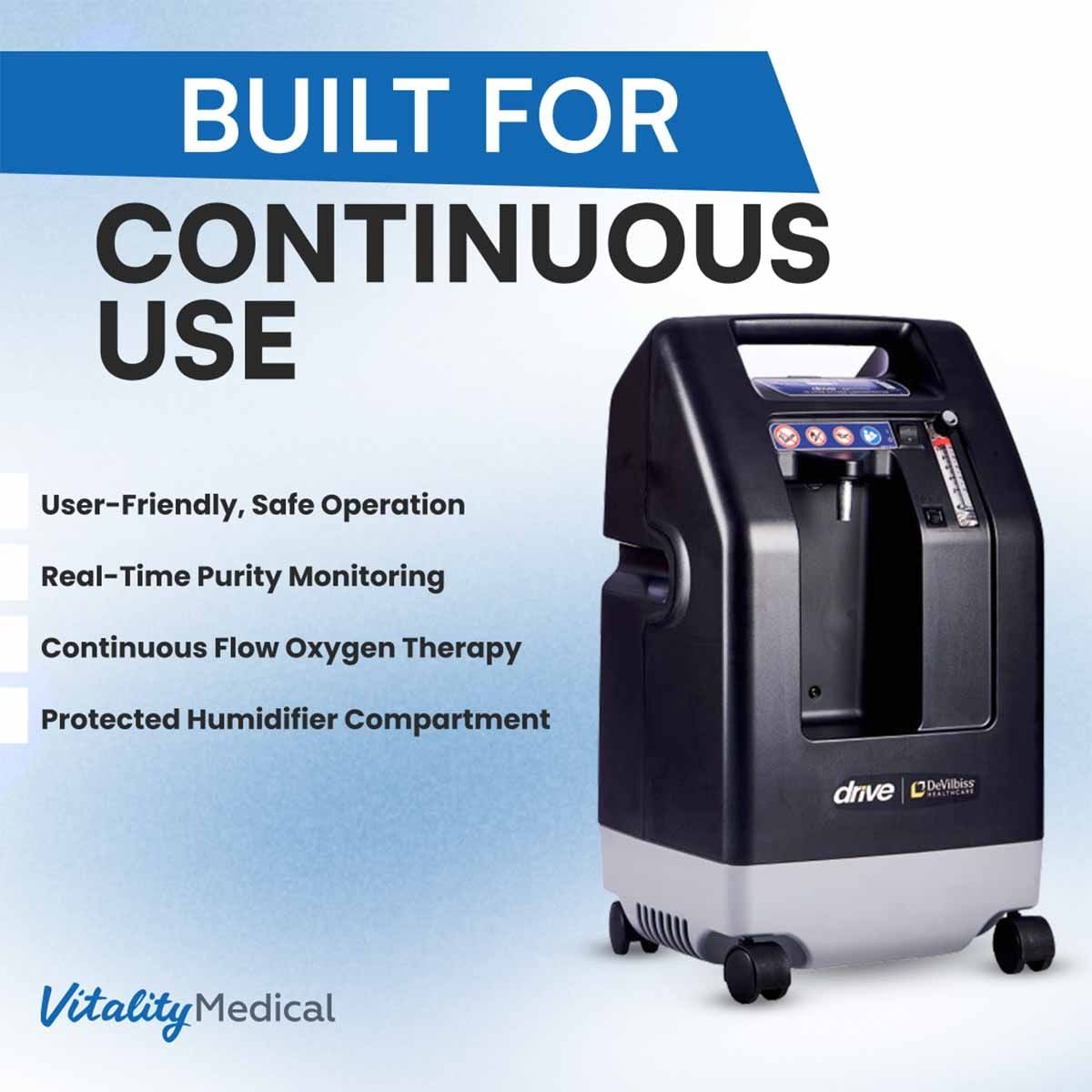 Drive Devilbiss 10l Oxygen Concentrator - BeHope