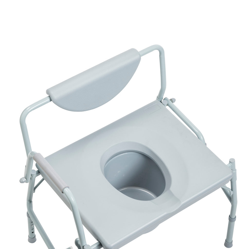 Deluxe Bariatric Drop-Arm Commode - BeHope