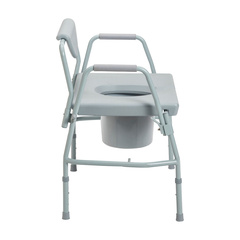 Deluxe Bariatric Drop-Arm Commode - BeHope
