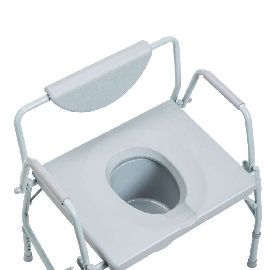 Deluxe Bariatric Drop-Arm Commode - BeHope