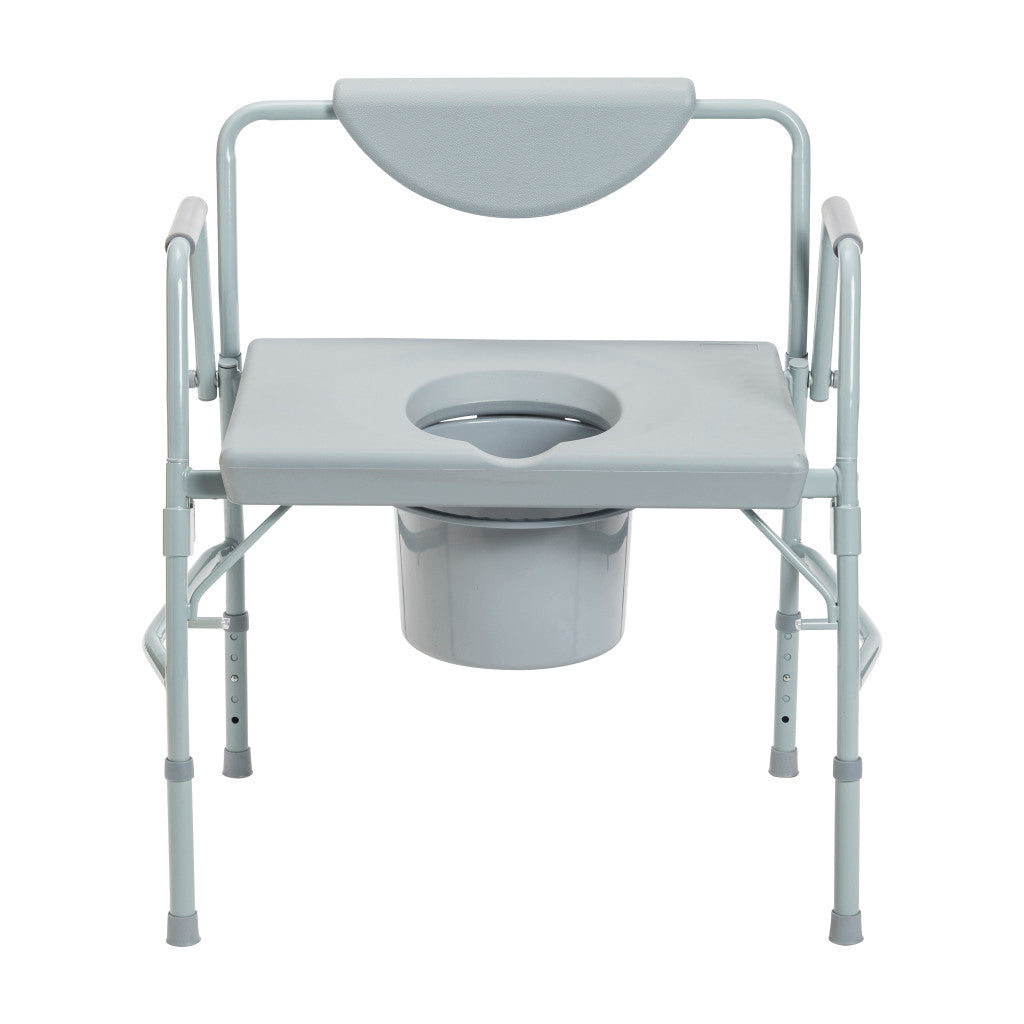 Deluxe Bariatric Drop-Arm Commode - BeHope