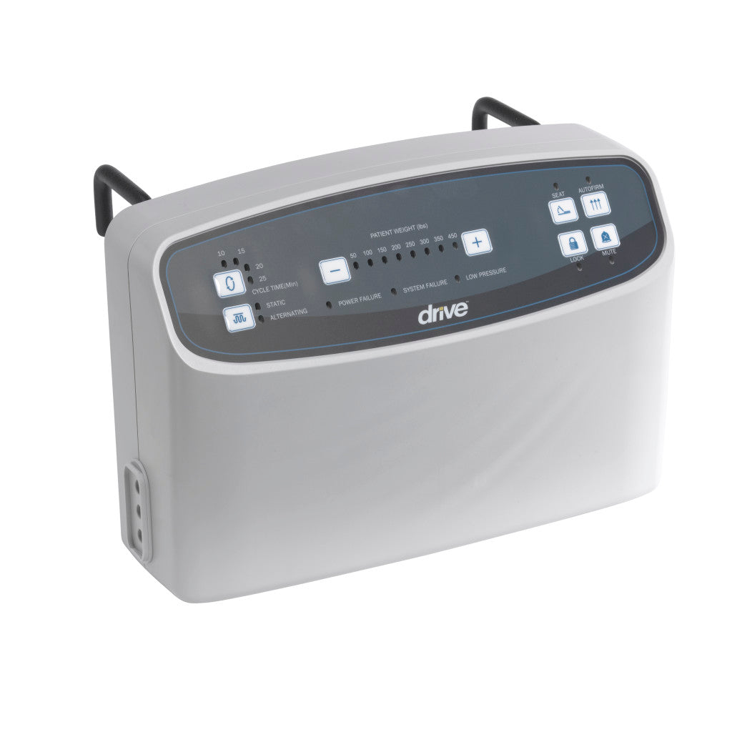 Med-Aire Plus 8" Alternating Pressure and Low Air Loss Mattress System with 10" Defined Perimeter - BeHope