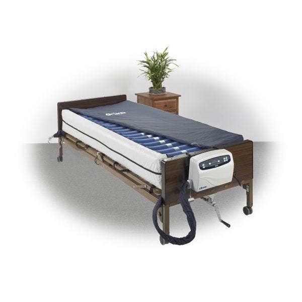 Med-aire Plus 8" Alternating Pressure And Low Air Loss Mattress System With 10" Defined Perimeter - BeHope