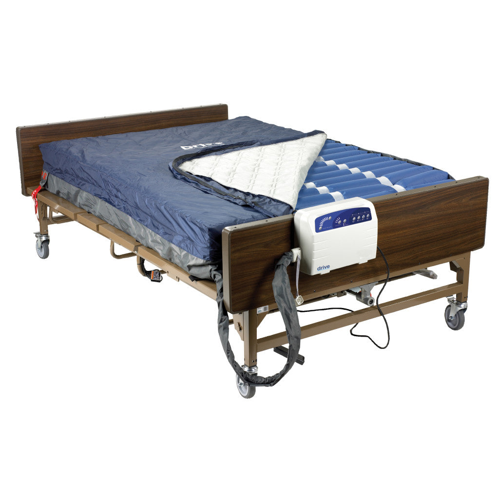 Med-Aire Plus 10" Bariatric Alternating Pressure and Low Air Loss Mattress Replacement System - BeHope