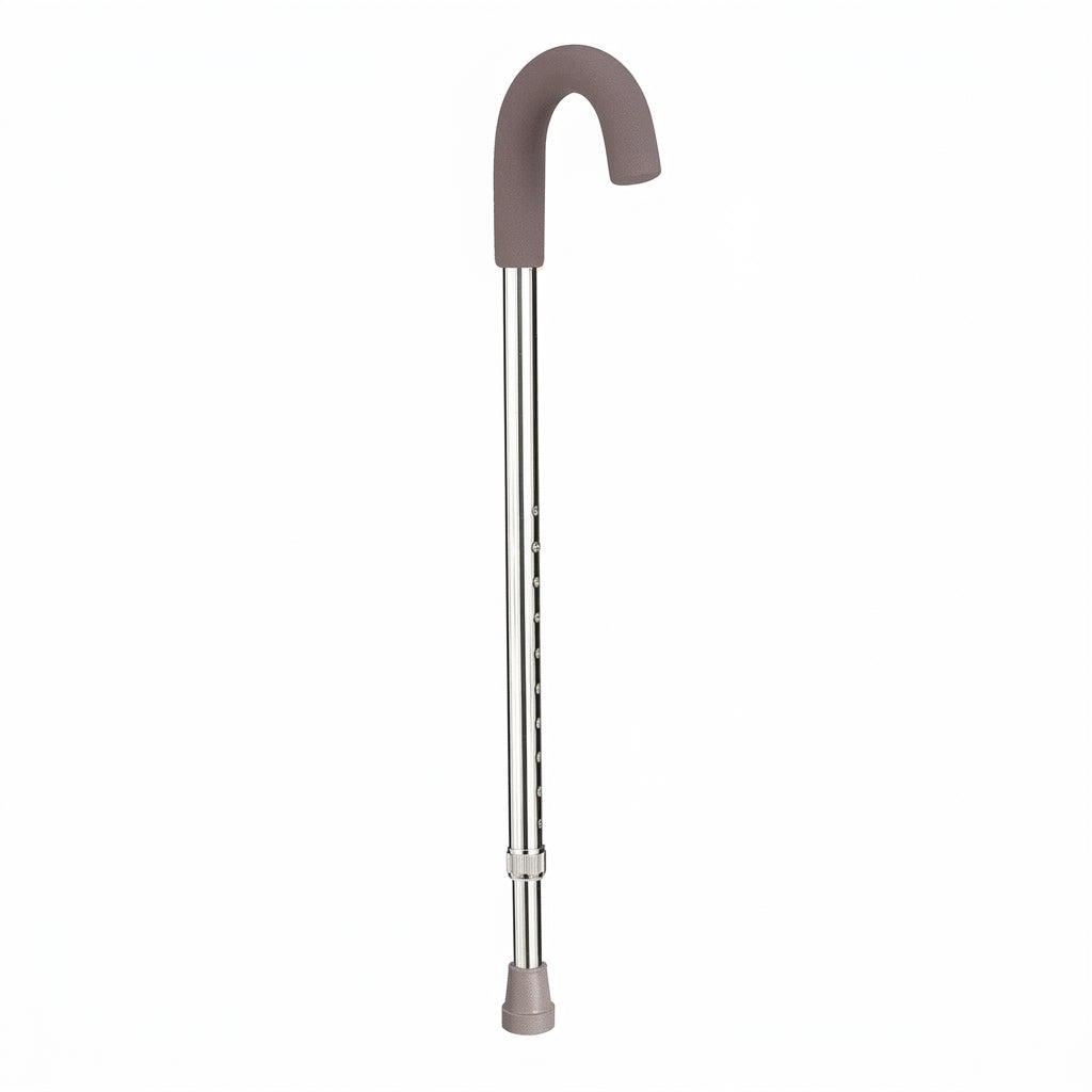 Aluminum Round Handle Cane With Foam Grip - BeHope
