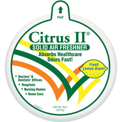 Citrus Ii Solid Air Freshner Lemon Scent 8oz Each - BeHope