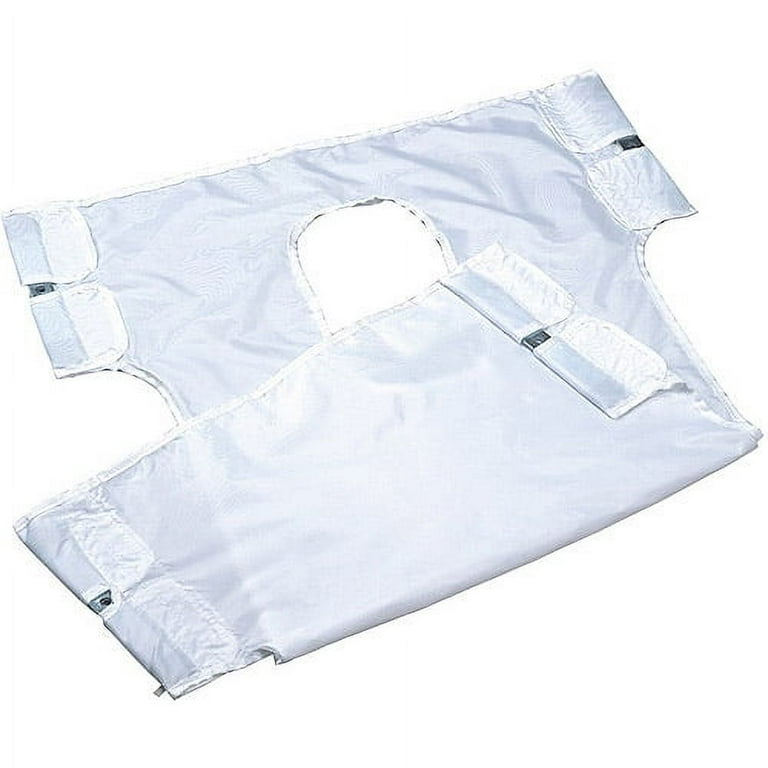 Patient Lift Sling, Polyester Mesh With Commode Cutout - BeHope