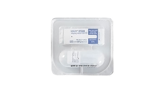 Verify Assert Steam Process Challenge Device For Dynamic Air Removal Cycles With 25 Test Packs And 25 Controls Kit - Behope