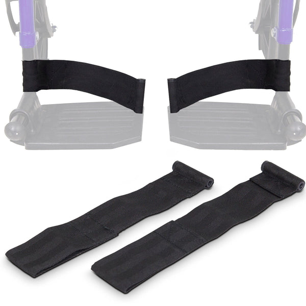 Heel Loops For Swing Away Foot Rest, 1 Pair - BeHope