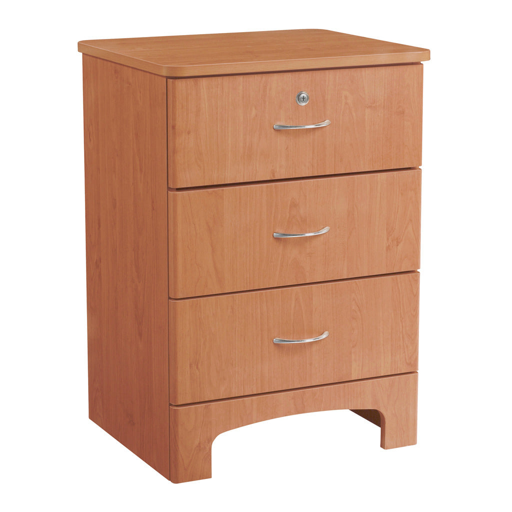 Oslo 3 Drawer Bedside Cabinet - BeHope