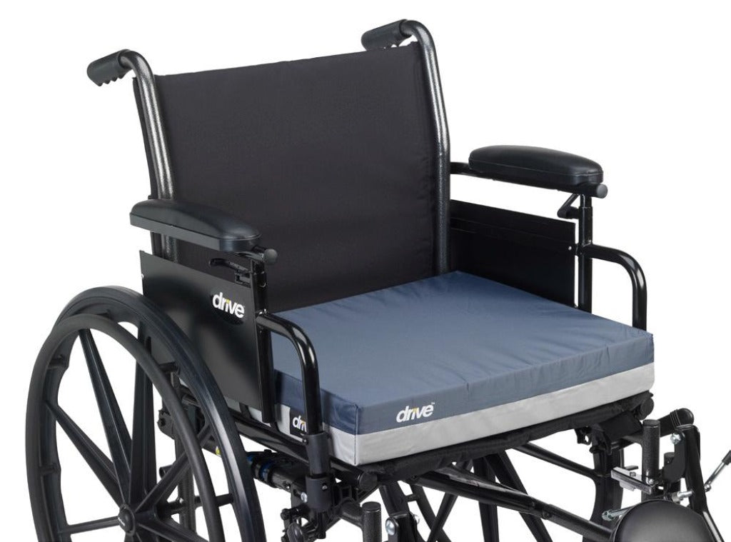 Gel "E" Skin Protection 3" Gel/Foam Wheelchair Cushion - BeHope