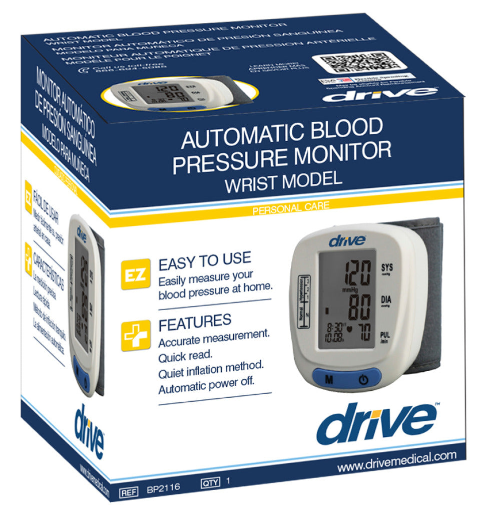 Automatic Blood Pressure Monitor, Wrist Model - BeHope