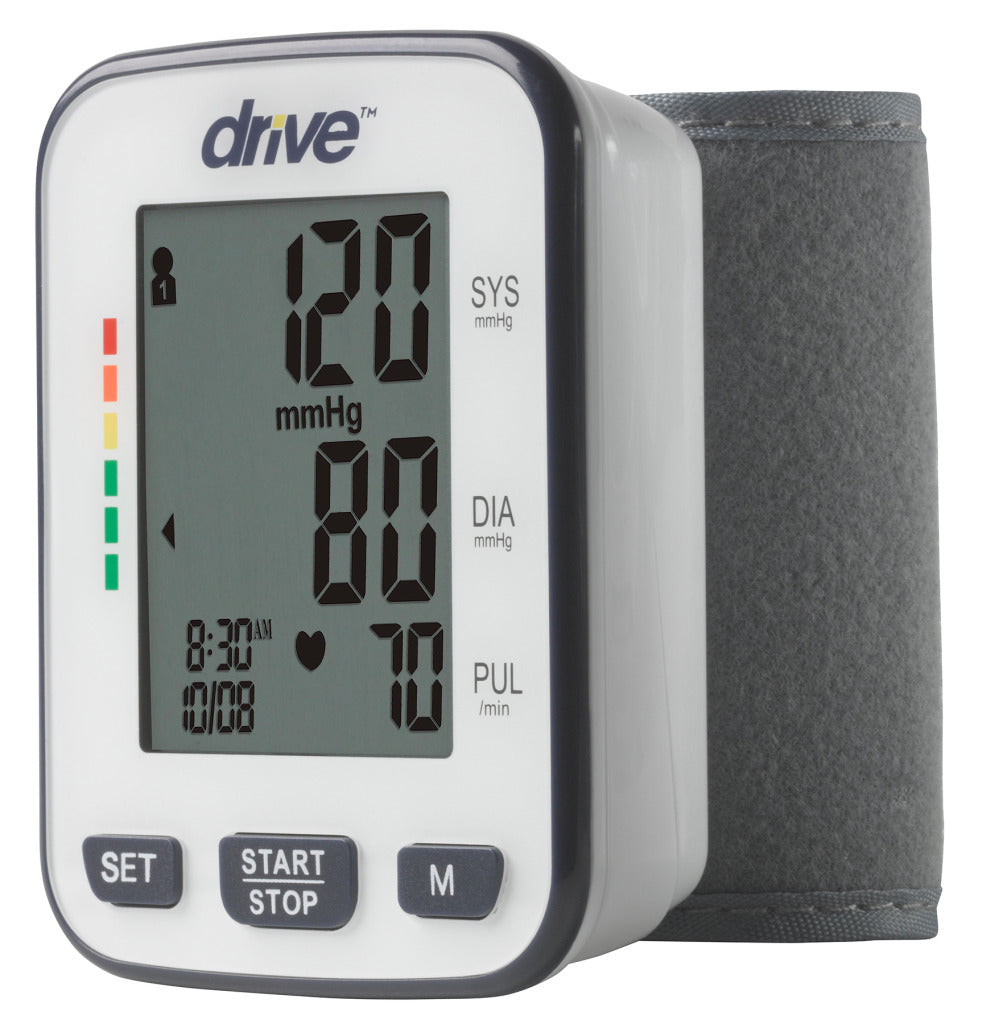 Deluxe Automatic Blood Pressure Monitor, Wrist - BeHope