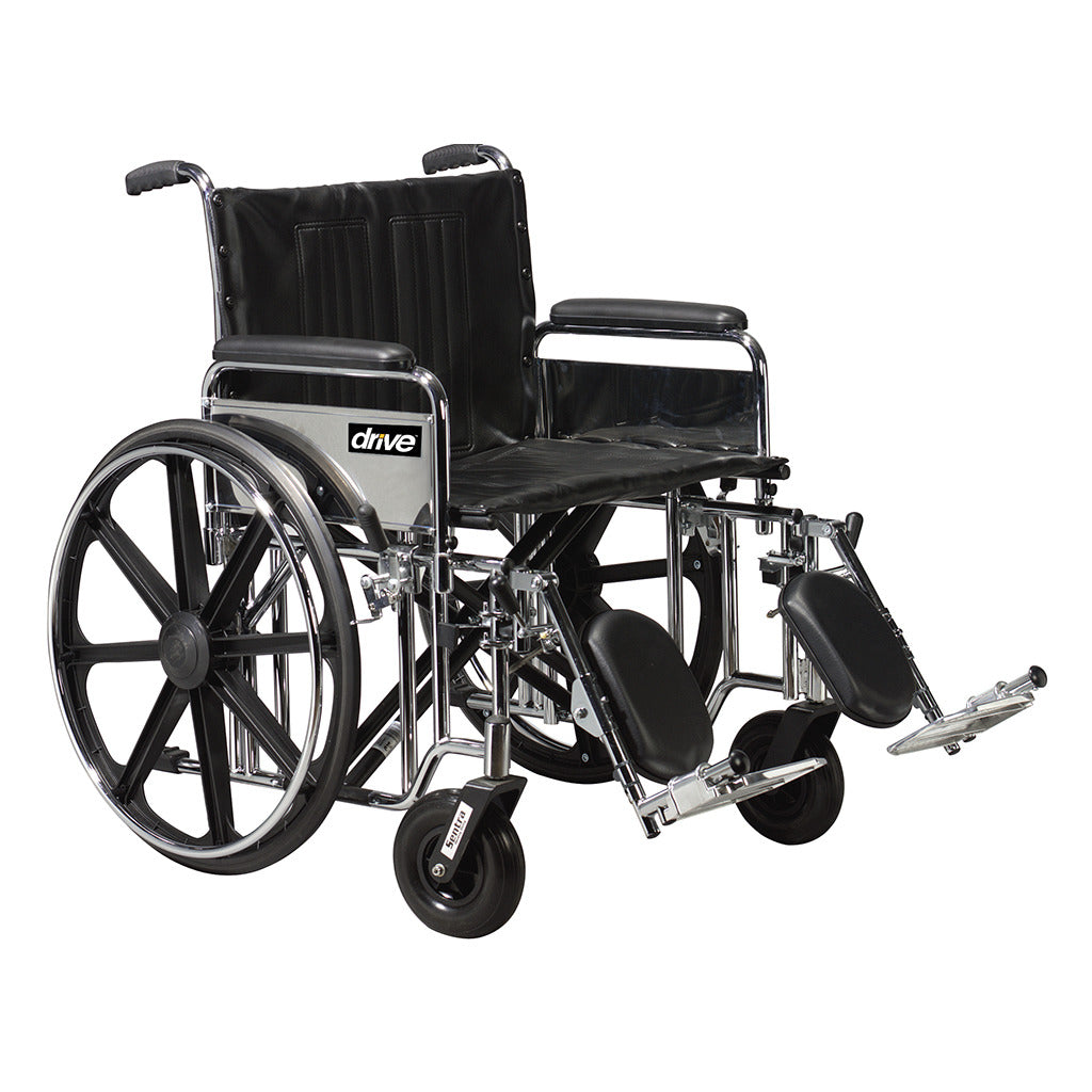 Bariatric Sentra Extra-Heavy-Duty Wheelchair - BeHope