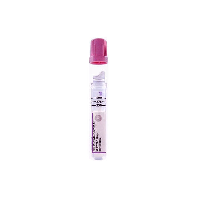 Microtainer Capillary Blood Collection Tube W/ K2 Edta Additive Lavender Microguard Closure- BeHope