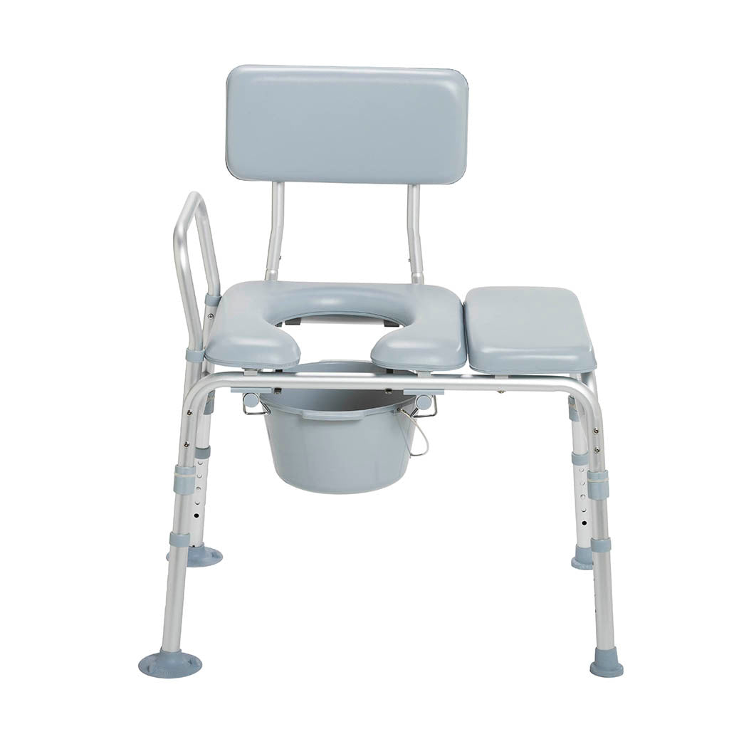 Combination Padded Transfer Bench/Commode - BeHope