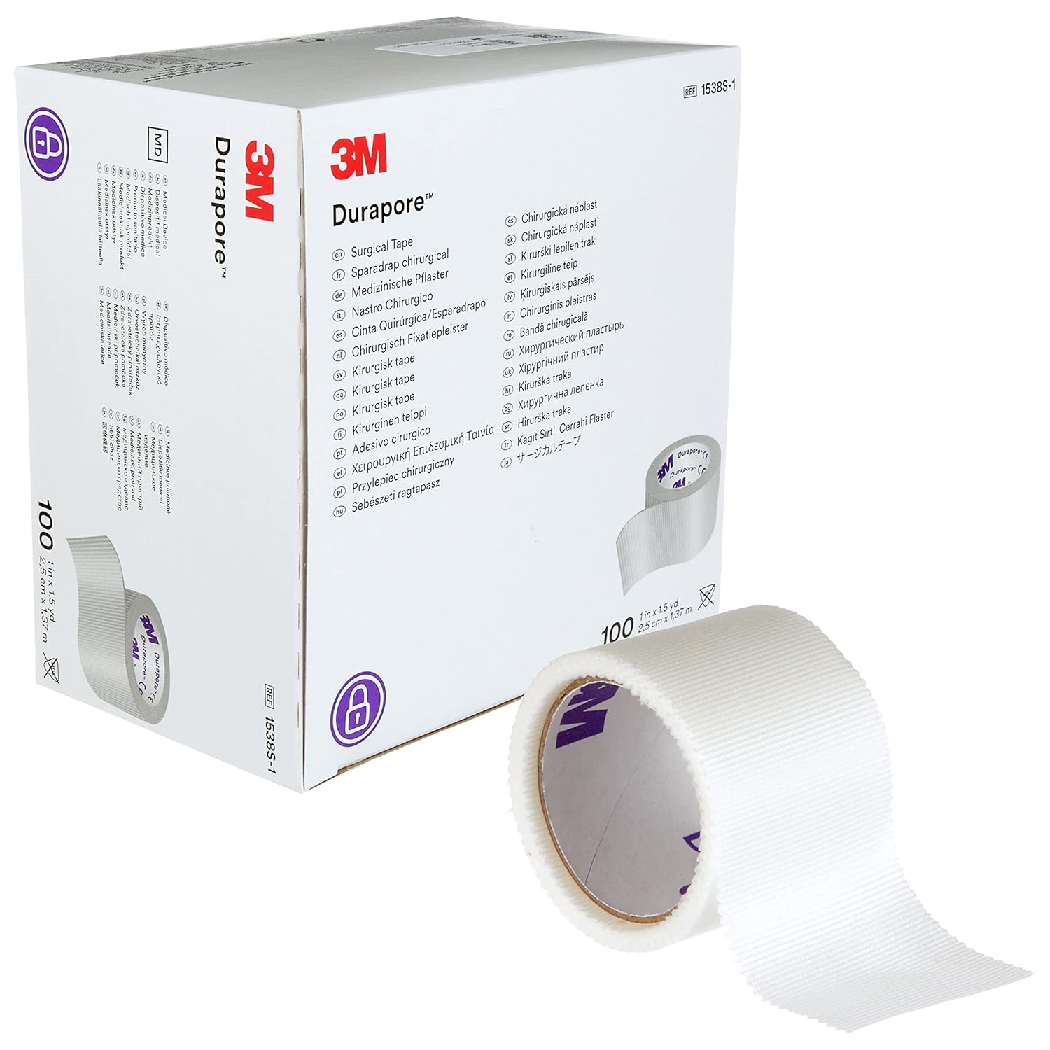 3m Durapore Surgical Adhesive Tape 1" Yard - BeHope