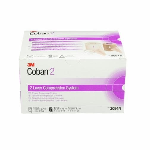 Coban 2 Compression System With Nylon Stocking 10cm X 2.7m - BeHope