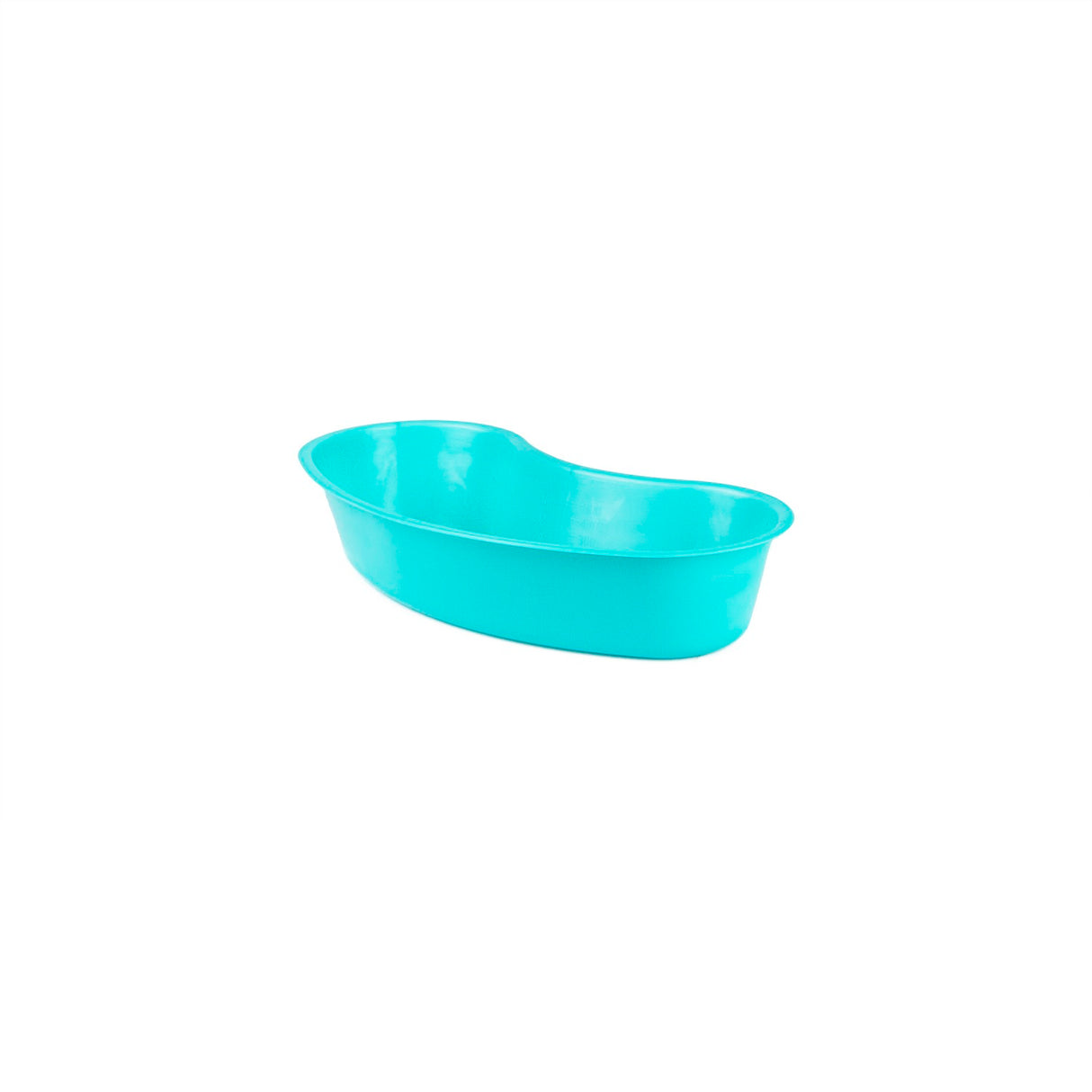 Emesis Basin 700cc Turquoise Plastic Single User - BeHope