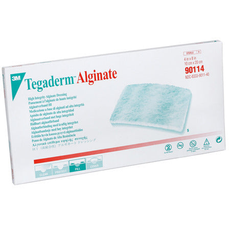 BX/5 DRESSING CALCIUM ALGINATE FIBER 4 X 8IN TEGADERM - BeHope
