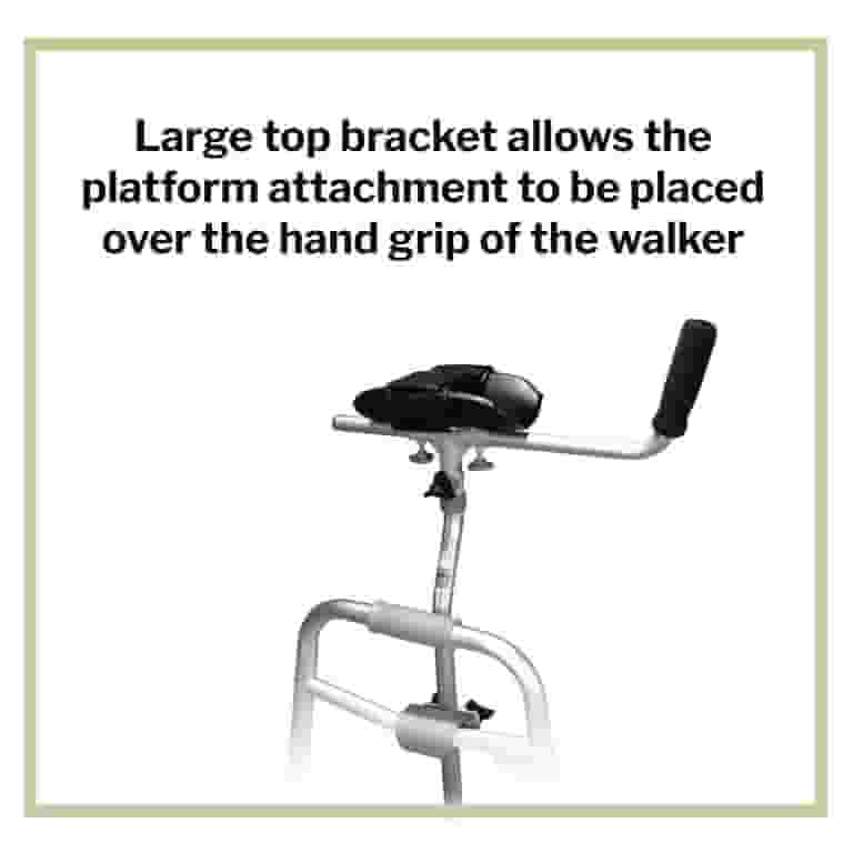 Bariatric Platform Walker/crutch Attachment - BeHope