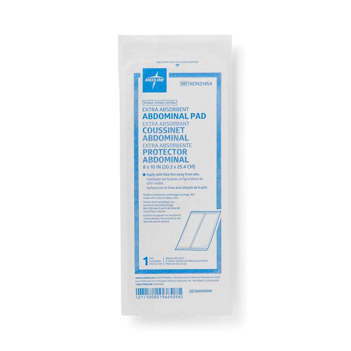 Abdominal Pad Sterile 8"x10"