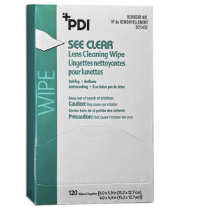 Pdi See Clear Eye Glass Cleaning Wipe Box/120 Each - BeHope