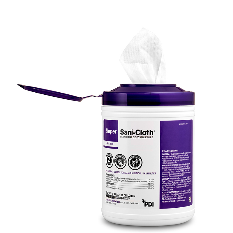 Super Sani-Cloth Germicidal Disinfectant Wipe - BeHope