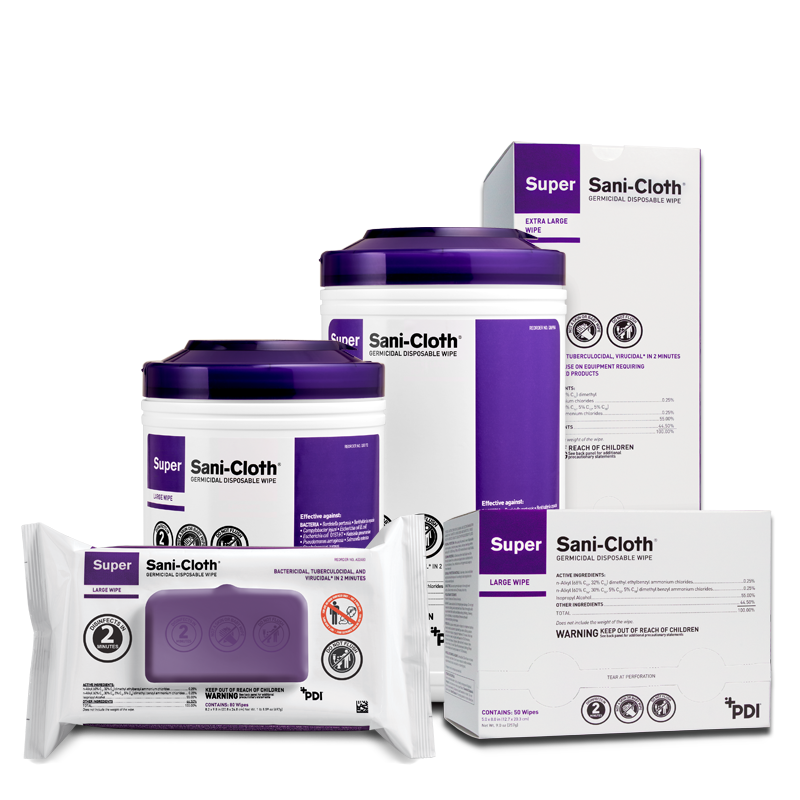 Super Sani-Cloth Germicidal Disinfectant Wipe - BeHope
