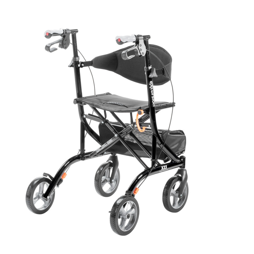 Airgo eXcursion X23 Lightweight Side-fold Rollator Tall Height - BeHope