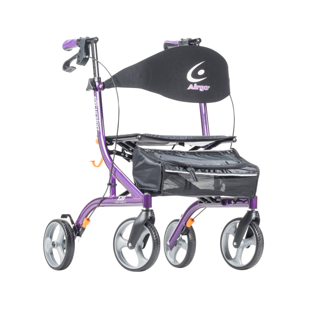 Airgo eXcursion X20 Lightweight Side-fold Rollator - BeHope