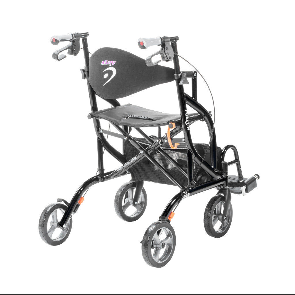 Airgo Fusion F23 Side-Folding Rollator & Transport Chair - BeHope