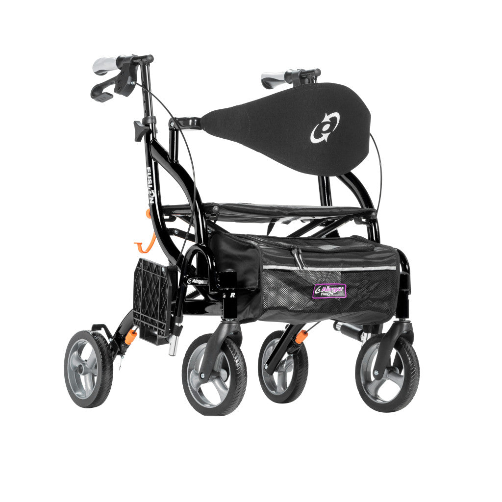 Airgo Fusion F20 Side-Folding Rollator & Transport Chair - BeHope