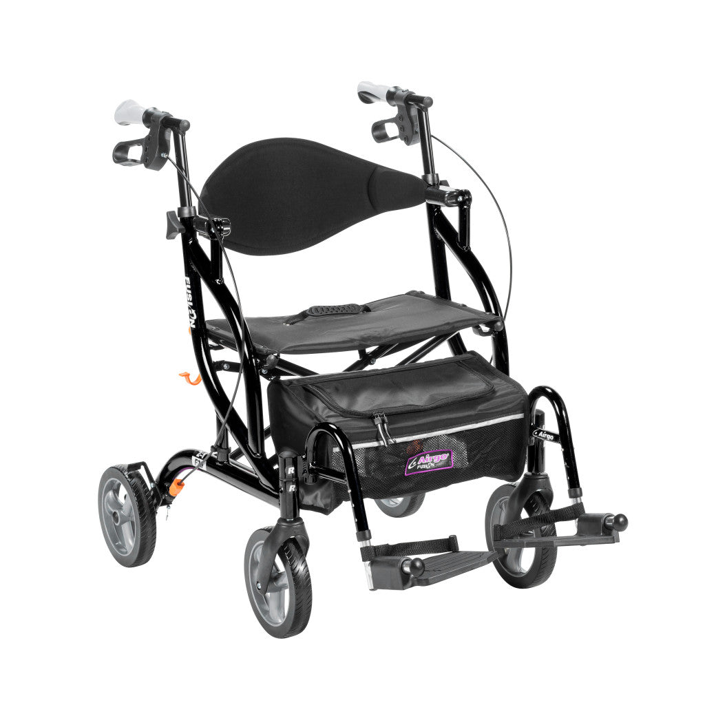 Airgo Fusion F20 Side-Folding Rollator & Transport Chair - BeHope
