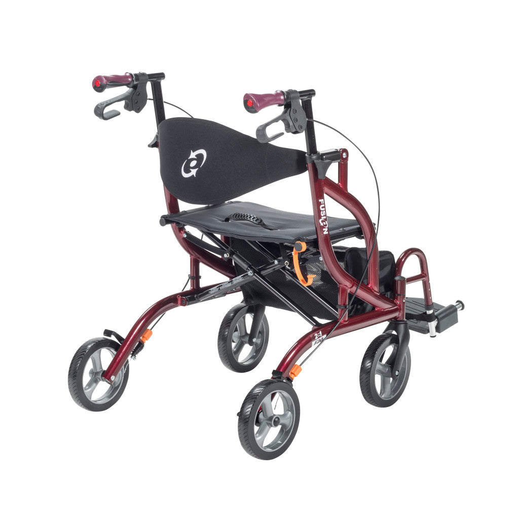 Airgo Fusion F20 Side-Folding Rollator & Transport Chair - BeHope