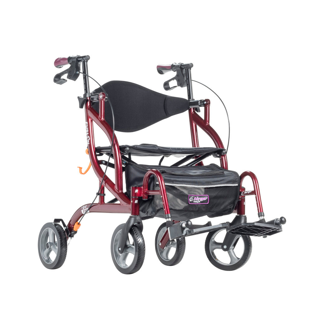 Airgo Fusion F20 Side-Folding Rollator & Transport Chair - BeHope