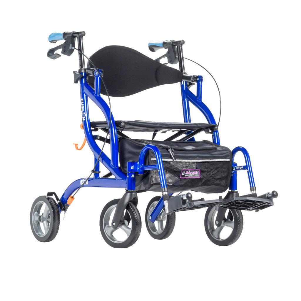 Airgo Fusion F20 Side-Folding Rollator & Transport Chair - BeHope