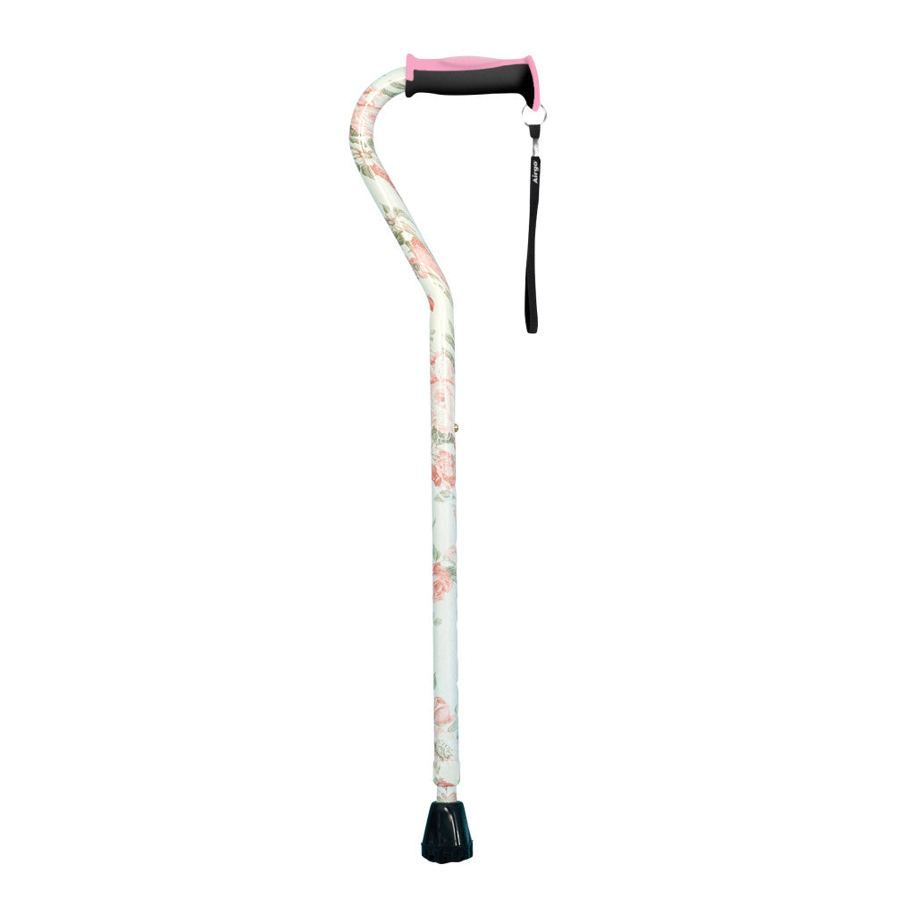 Airgo Comfort-Plus Aluminum Cane, Offset Handle - BeHope