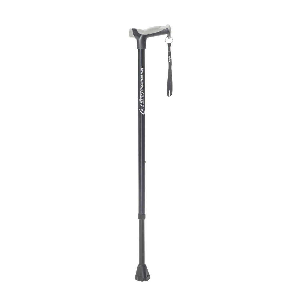Airgo Comfort-Plus Aluminum Cane, Derby Handle - BeHope
