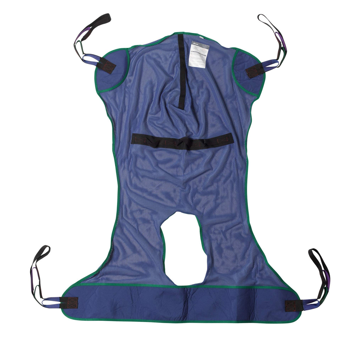 Full Body Patient Lift Sling, Mesh With Commode Cutout, Large - BeHope