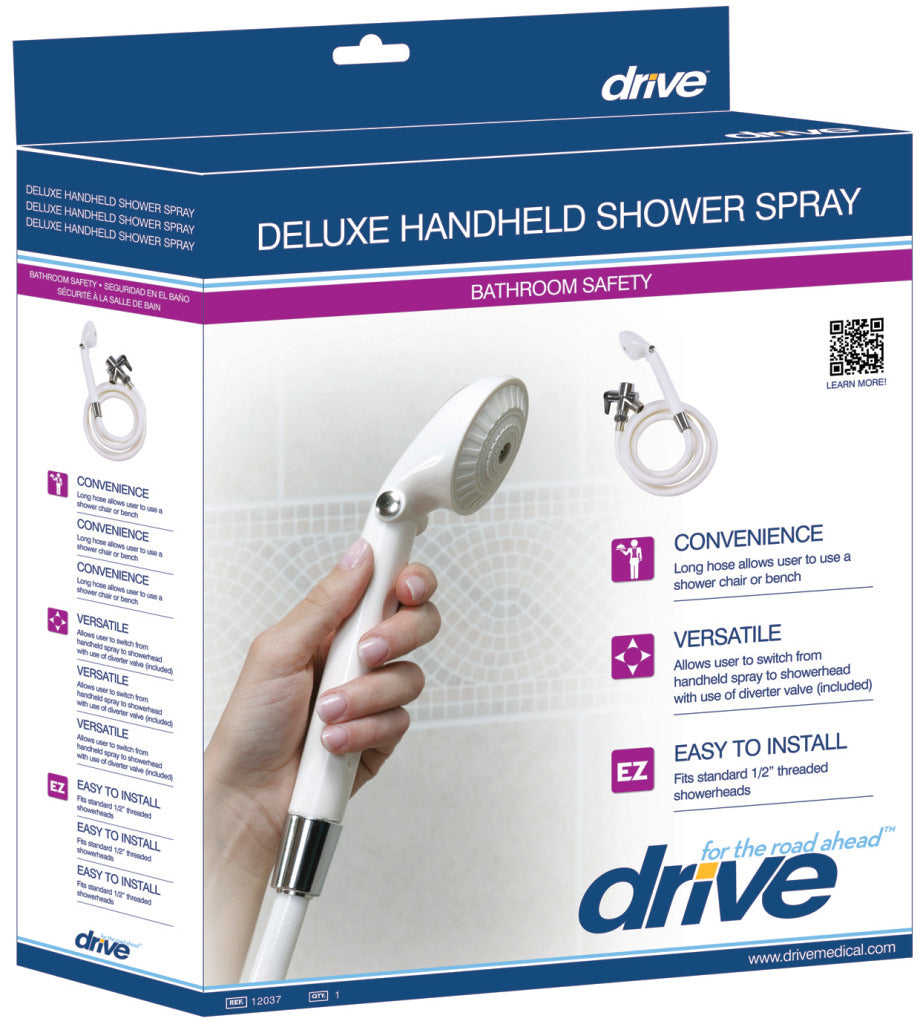 Deluxe Handheld Shower Spray with Diverter Valve - BeHope