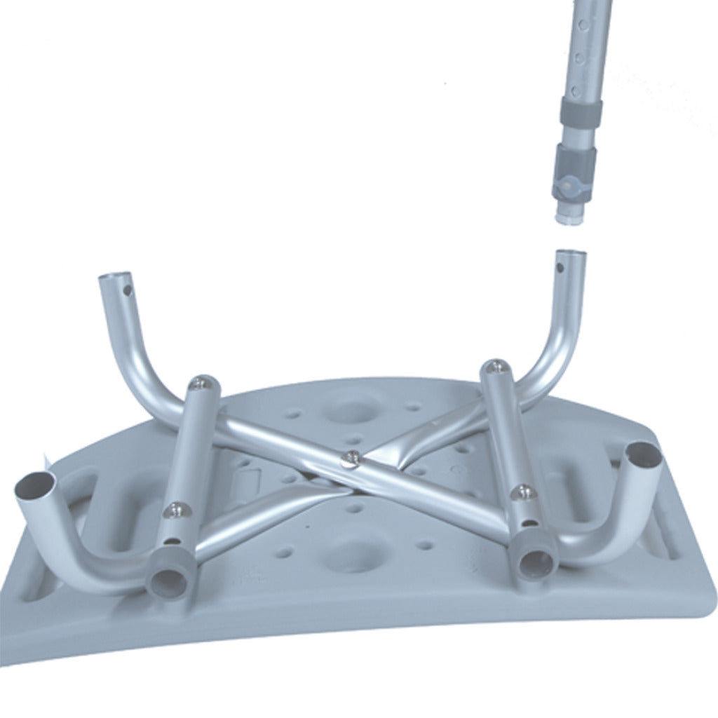 Deluxe Aluminum Shower Bench without Back - BeHope