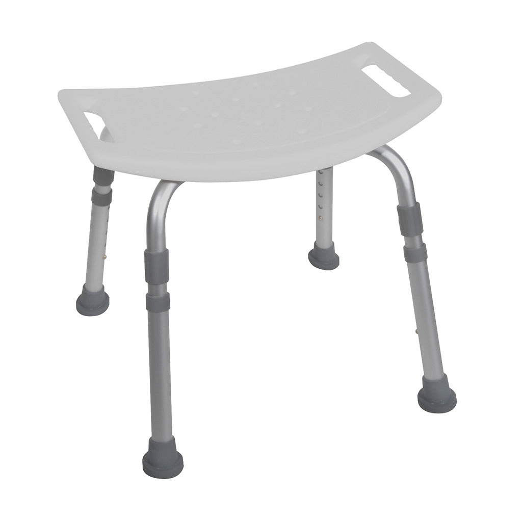 Deluxe Aluminum Shower Bench without Back - BeHope