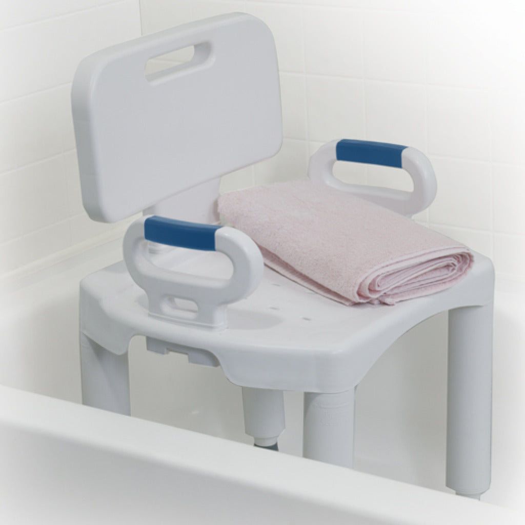 Premium Series Shower Chair with Back and Arms - BeHope
