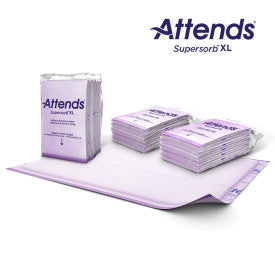 46280 - Attends Supersorb Xl- Bariatric Underpad 36"x51" - 6 Bags Of 5