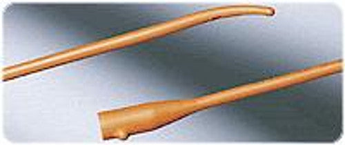 Bx/12 Coude Tip Latex Urethral Catheter One-eye, 16fr 16in - BeHope