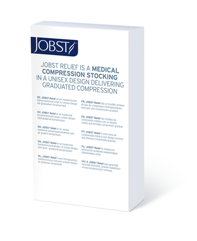 Jobst Relief 20-30mmhg Thigh-high Open-toe Dot-top Compression Stocking Small Beige Unisex Latex-freemore Info... - BeHope