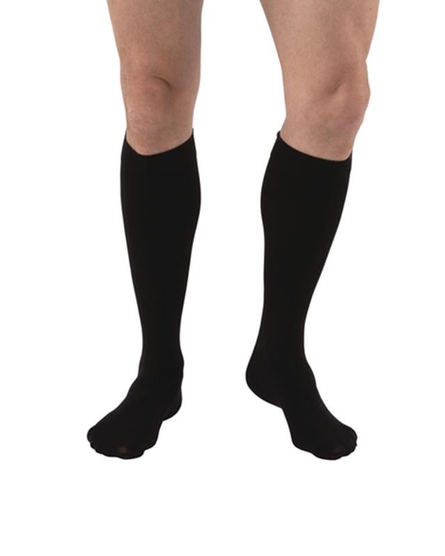 Pr/1 Jobst Relief 30-40mmhg Knee-high Closed-toe Compression Stocking Large Full Calf Black Unisex L