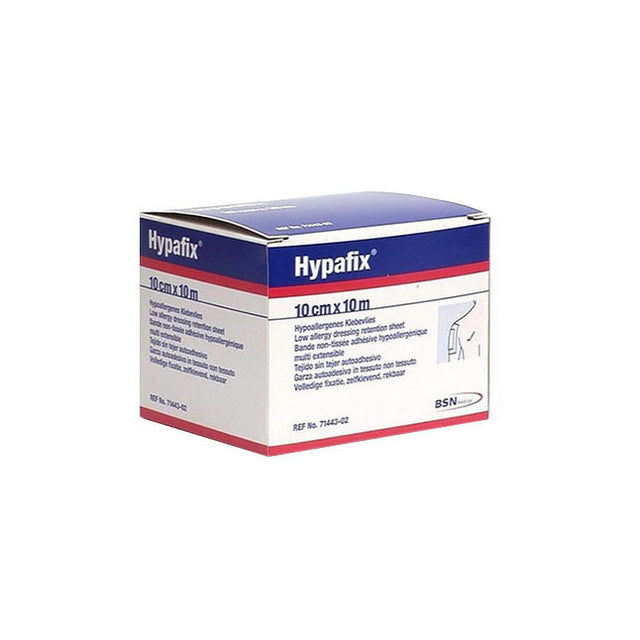 Hypafix Stretch Non-woven Adhesive Fixation Sheet 10cm X 10m - BeHope